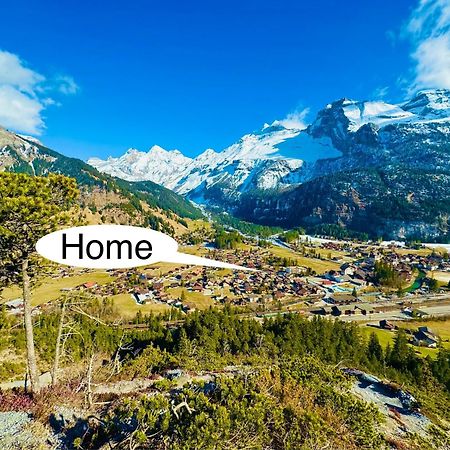 Unique Penthouse With Gallery And Mountain View Kandersteg Eksteriør bilde