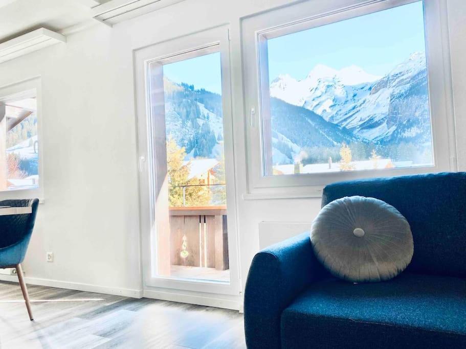 Unique Penthouse With Gallery And Mountain View Kandersteg Eksteriør bilde