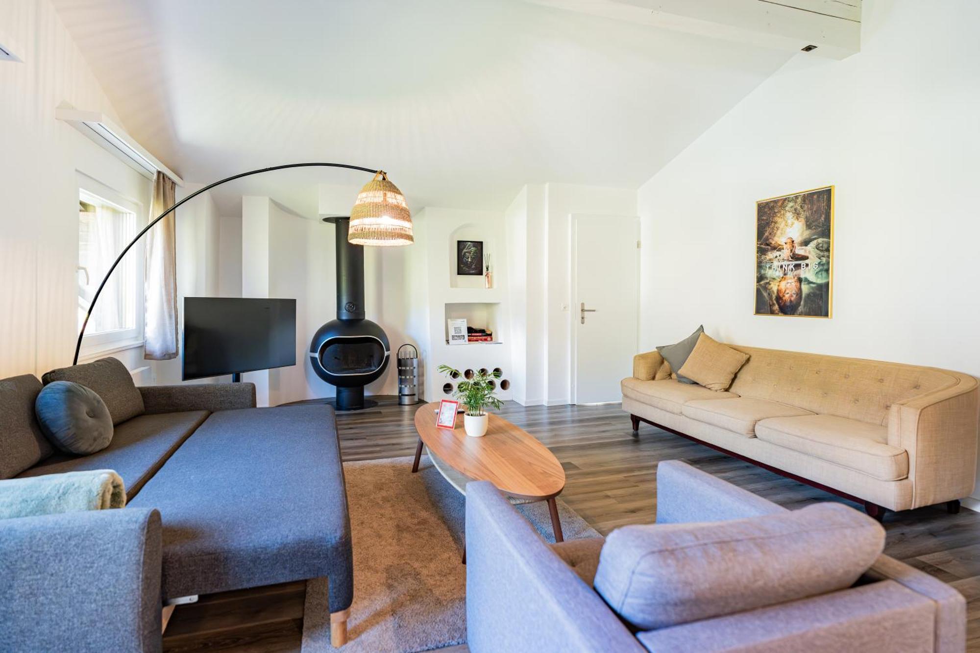 Unique Penthouse With Gallery And Mountain View Kandersteg Eksteriør bilde