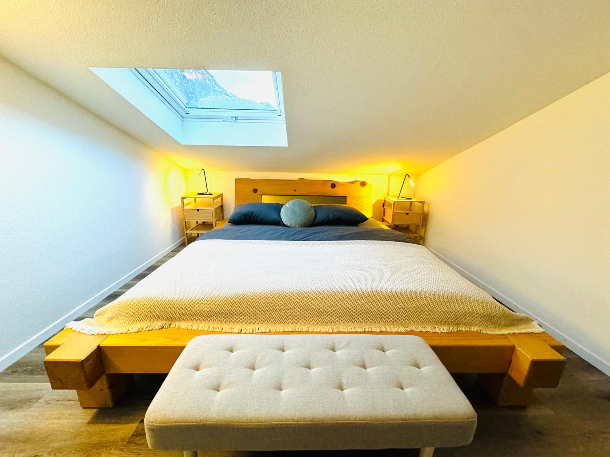 Unique Penthouse With Gallery And Mountain View Kandersteg Eksteriør bilde