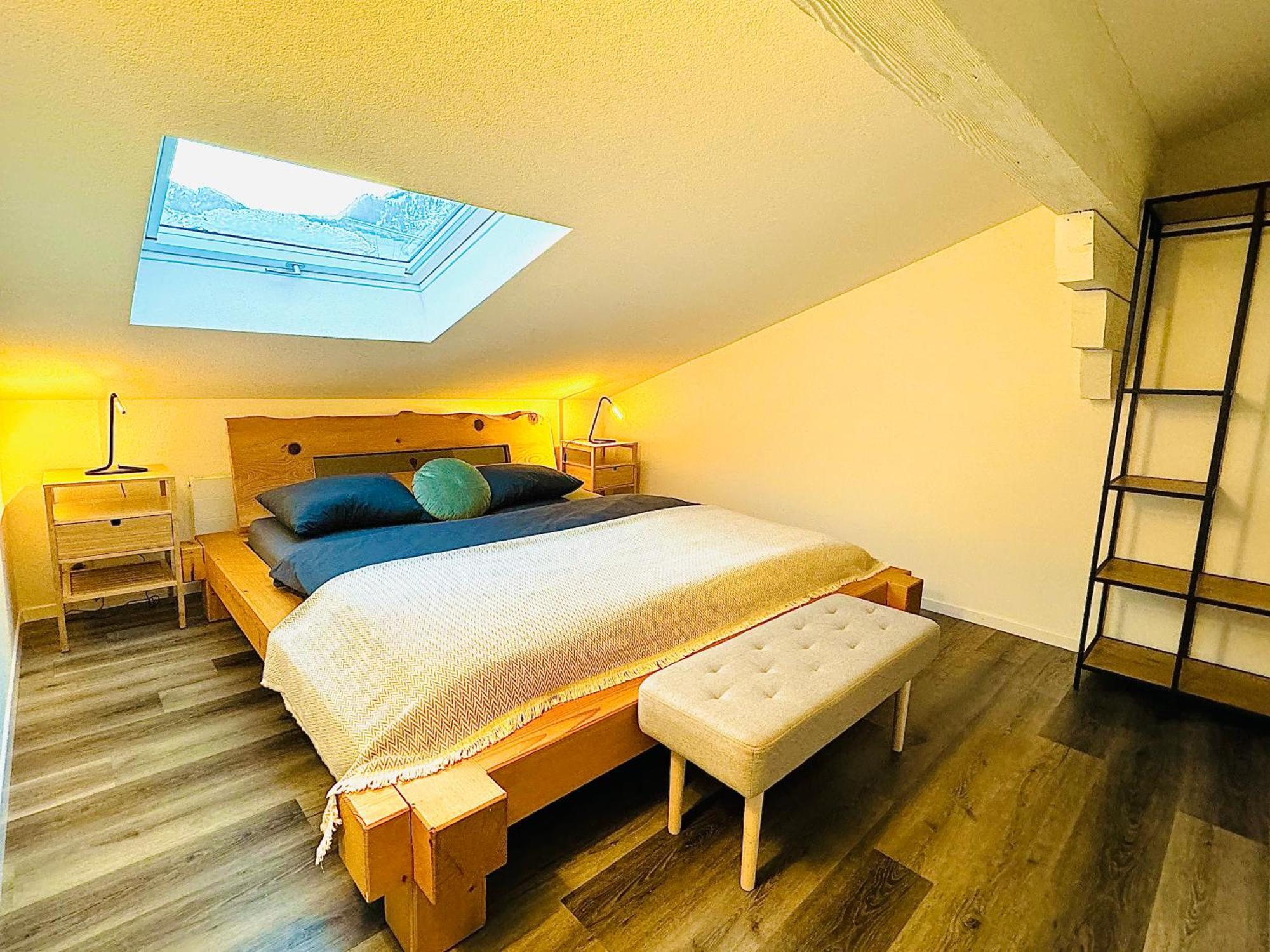Unique Penthouse With Gallery And Mountain View Kandersteg Eksteriør bilde